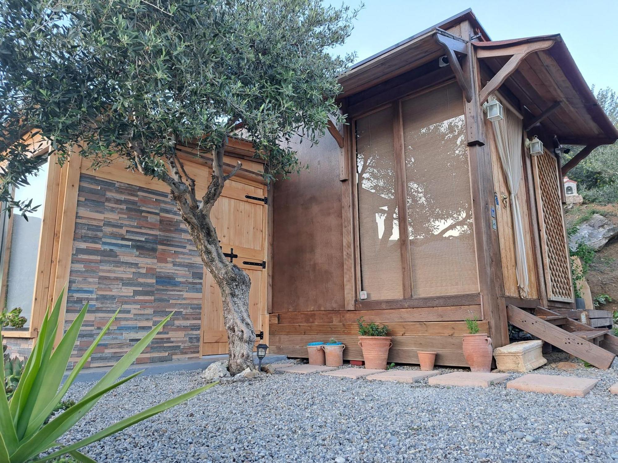 Wooden House At The Mountain-Private Pension Paránimfoi Buitenkant foto